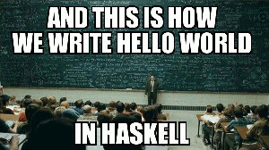 Hello World em Haskell