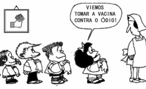 Mafalda e a vacina contra o ódio